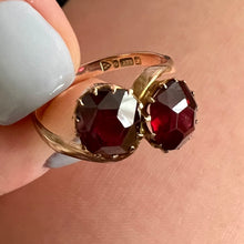 Load image into Gallery viewer, Edwardian Garnet Ring, 1915