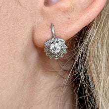 Load image into Gallery viewer, Vintage 18ct Gold and Diamond Earrings