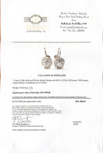Load image into Gallery viewer, Vintage 18ct Gold and Diamond Earrings