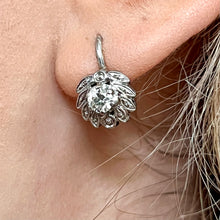 Load image into Gallery viewer, Vintage 18ct Gold and Diamond Earrings