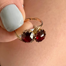 Load image into Gallery viewer, Edwardian Garnet Ring, 1915