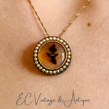Load image into Gallery viewer, Antique Georgian Gold and Moss Agate Brooch/Pendant