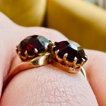Load image into Gallery viewer, Edwardian Garnet Ring, 1915