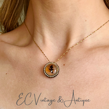 Load image into Gallery viewer, Antique Georgian Gold and Moss Agate Brooch/Pendant