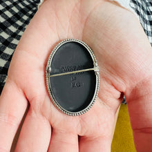 Load image into Gallery viewer, Vintage 1958 Black Wedgwood Cameo