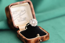 Load image into Gallery viewer, Victorian Diamond Cluster Ring