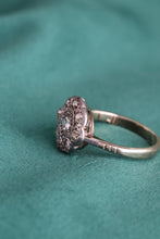 Load image into Gallery viewer, Victorian Diamond Cluster Ring