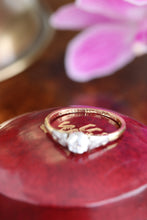 Load image into Gallery viewer, Antique Edwardian Diamond Platinum and 18ct Gold Ring