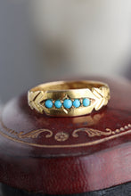 Load image into Gallery viewer, Victorian 15ct Gold and Turquoise Ring