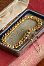 Load image into Gallery viewer, Antique French Gold "Gourmette" Bracelet