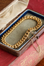 Load image into Gallery viewer, Antique French Gold "Gourmette" Bracelet