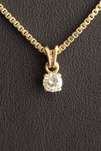 Load image into Gallery viewer, Solitaire Diamond Pendant
