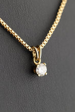 Load image into Gallery viewer, Solitaire Diamond Pendant