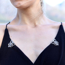 Load image into Gallery viewer, Art Deco 110 Diamond Dress Clips / Brooch
