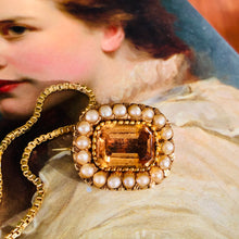 Load image into Gallery viewer, Antique Georgian Fichu Pin, c1795