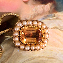 Load image into Gallery viewer, Antique Georgian Fichu Pin, c1795