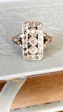 Load and play video in Gallery viewer, Vintage Art Deco Diamond 15ct Ring, circa 1920's