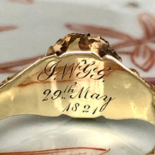 Load image into Gallery viewer, Antique Georgian Sapphire and Turquoise Ring