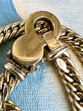 Load image into Gallery viewer, Gold Italian Chain with Sapphire