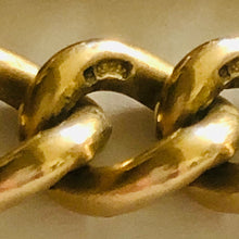 Load image into Gallery viewer, Heavy Antique Yellow Gold Curb Bracelet