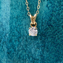 Load image into Gallery viewer, Solitaire Diamond Pendant