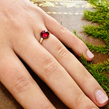 Load image into Gallery viewer, Antique Cabochon Ruby Ring
