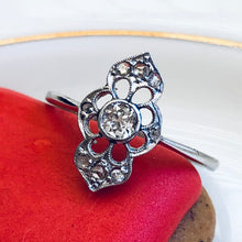 Load image into Gallery viewer, Vintage Art Deco 18ct Diamond Ring