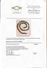 Load image into Gallery viewer, Vintage Aventurine 14ct Gold Necklace