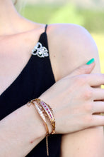 Load image into Gallery viewer, Antique Victorian Diamond and 15ct Gold Bangle Bracelet