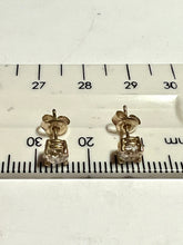 Load image into Gallery viewer, Diamond Solitaire Earrings