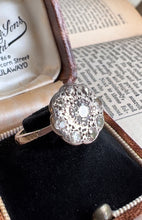Load image into Gallery viewer, Victorian Diamond Cluster Ring