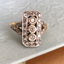 Load image into Gallery viewer, Vintage Art Deco Diamond 15ct Ring, circa 1920's
