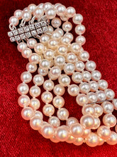 Load image into Gallery viewer, 18ct Pearl and Diamond Bracelet