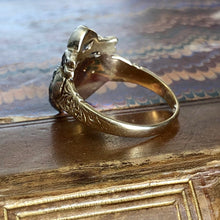 Load image into Gallery viewer, Antique Victorian Diamond Heart Ring