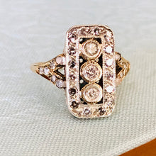 Load image into Gallery viewer, Vintage Art Deco Diamond 15ct Ring, circa 1920's