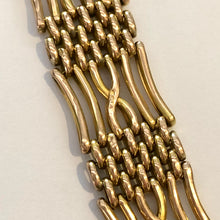 Load image into Gallery viewer, Antique Victorian Gold Gate Bracelet