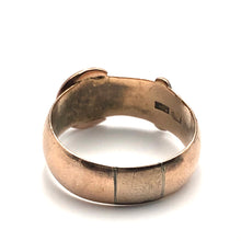 Load image into Gallery viewer, Antique Rose Gold Buckle Ring