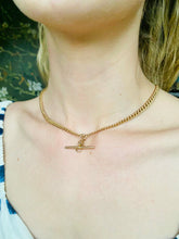 Load image into Gallery viewer, Antique Gold Fob Chain (Watch Chain) Bracelet or Necklace