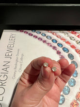 Load image into Gallery viewer, Diamond Solitaire Earrings