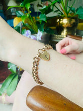 Load image into Gallery viewer, Heavy Antique Yellow Gold Curb Bracelet