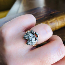 Load image into Gallery viewer, Antique Victorian Diamond Heart Ring