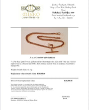 Load image into Gallery viewer, Antique Gold Fob Chain (Watch Chain) Bracelet or Necklace