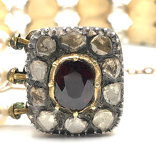 Load image into Gallery viewer, Georgian Diamond and Ruby Bracelet
