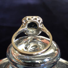 Load image into Gallery viewer, Vintage Art Deco Sapphire Diamond 18ct Ring