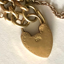 Load image into Gallery viewer, Heavy Antique Yellow Gold Curb Bracelet