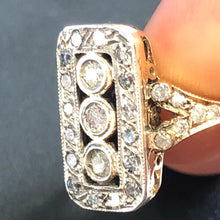 Load image into Gallery viewer, Vintage Art Deco Diamond 15ct Ring, circa 1920's