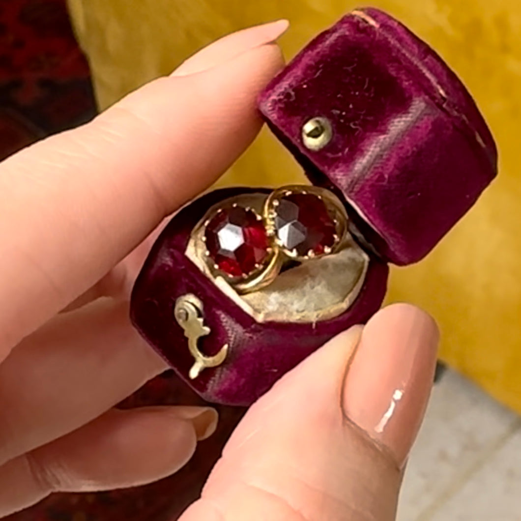 Edwardian Garnet Ring, 1915