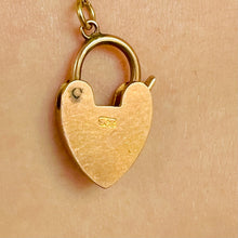 Load image into Gallery viewer, Victorian Heart Lock Pendant c.1890
