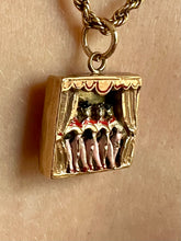 Load image into Gallery viewer, 9ct Gold French Can-Can Dancing Pendant
