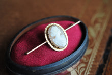 Load image into Gallery viewer, Edwardian Era Gold and Cameo Pin Brooch
